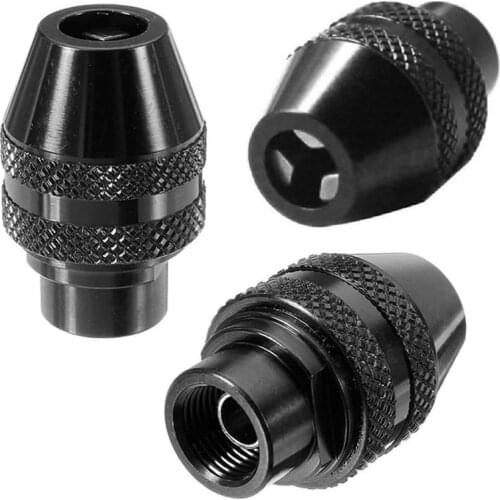 New 3Pcs Multi Quick Change Keyless Chuck Universal Chuck Replacement For Dremel 4486 Rotary Tools 3000 4000 7700 8200