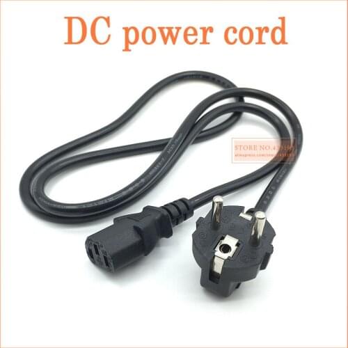1.2m EU plug 3Pin Power Cord Cable EU 3Prong Laptop AC Adapter Lead 3Pin cable