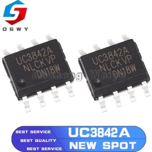 10PCS UC3842 SOP8 3842B SOP UC3842A UC3842B 3842 SOP-8 SMD New and Original IC Chipset