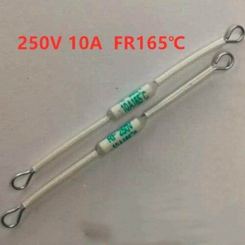 5pcs Rice Cooker Parts Ceramic Fuse Protector 250V 10A 165 Degree FR165