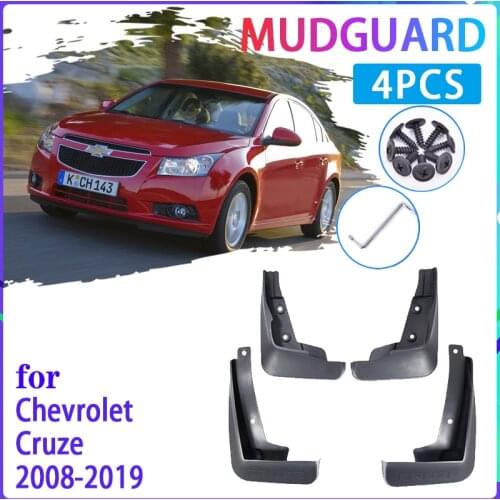 4 PCS Car Mud Flaps for Chevrolet Cruze 2008~2019 J300 2009 2010 2011 Mudguard Splash Guards Fender Mudflaps Auto Accessories