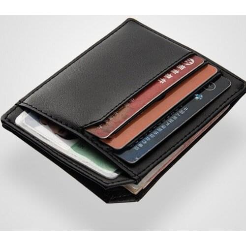 Fashion Mens Card Holder Slim Bank Credit Card ID Card Holder Simple Case Bag Wallet Purse