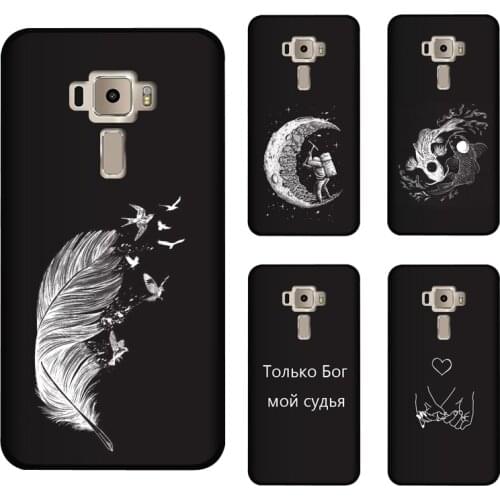 Soft Silicone TPU 5.5inch For Asus Zenfone 3 ZE552KL Case Cover Painting Matte Cases 5.2inch For Asus Zenfone 3 ZE520KL Funda