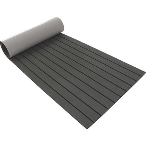 Foam Teak Decking EVA Foam Marine Flooring Faux Boat Decking Sheet Accessories Marine Brown Black 45X240 Light Gray
