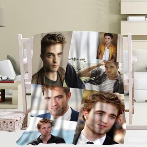 New Arrival Robert Pattinson Blankets 3D Printing Soft Blanket Throw on Home/Sofa/Bedding Portable Adult Travel Cover Blanket