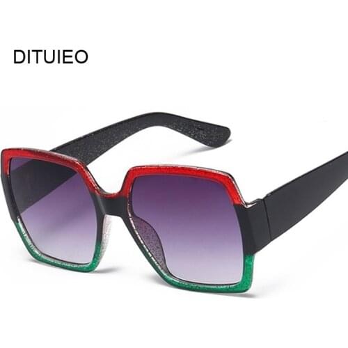 New Fashion Square Sunglasses Women Brand Designer Retro Mirror Sun Glasses Female Vintage Shades Lunette De Soleil Femme