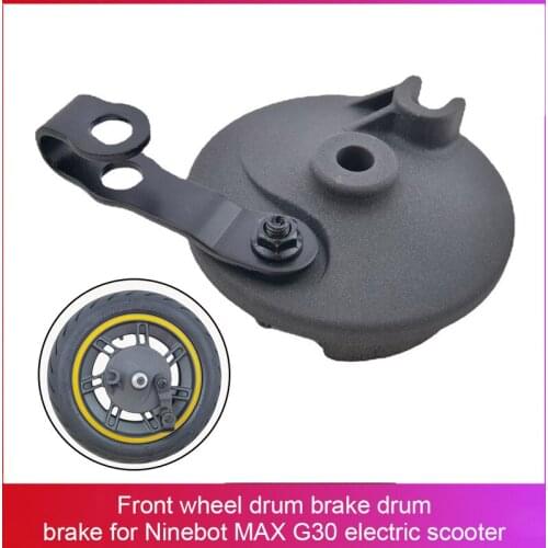 Original Drum Brake Assembly for Ninebot MAX G30 Electric Scooter Skateboard Parts Accessory Front Wheel Kickscooter Brake PADS