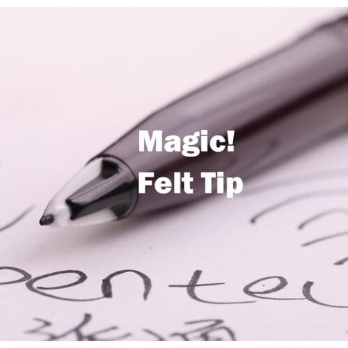 Pentel Stylo Pen Felt Tip Black Ink Calligraphy Angled Tip Marker Sketch/ Drawing/ Design/Take Notes