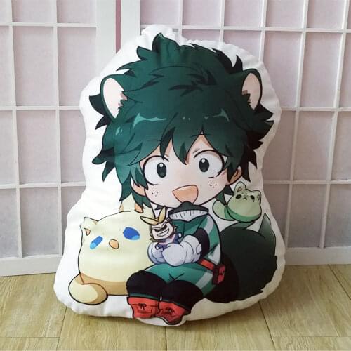 My Hero Academia Pillow Toy Izuku Bakugou Todoroki Tsuyu Kirishima Eijiro Boku no Hero Academia Plush doll double sided 50cm