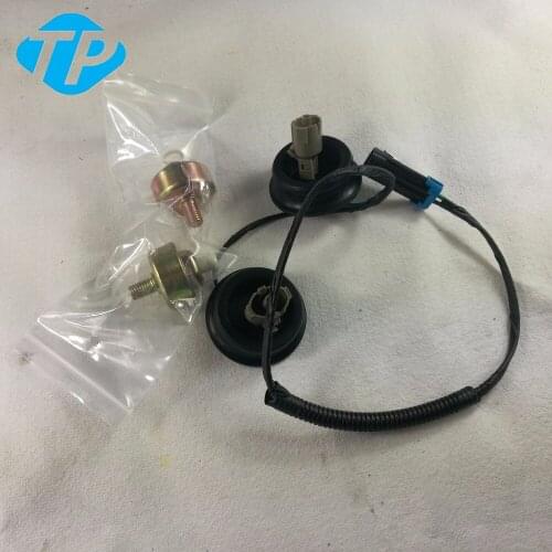 Knock Sensor with Harness Pair Kit Set for Chevy GMC Silverado Sierra Cadillac 10456603, 12575869, 12589867, 12597415, 12601822