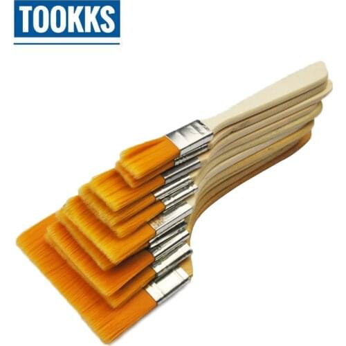 9 pcs /lot Wood Dust Cleaner Brush Mobile Phone Computer Keyboard PCB Anti-static Brushes BGA Soldering Hand Tools