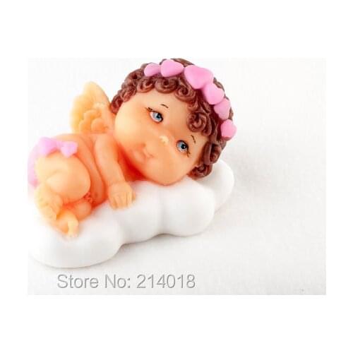 Lovely Angel with Hearts on The Cloud Silicone Mold Soap Mould Candle Molds Handmade Soap Making Cake Decorations Aroma Stone