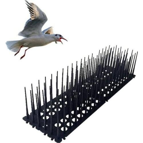 Outdoor Bird Plastic Spikes Fence Cat Defender Spikes for Keep Off Birds Pigeons Eco-friendly Anti Nail Garden Supplies