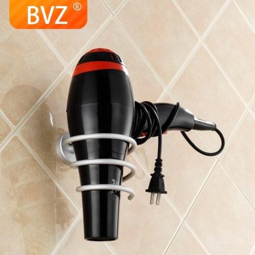BVZ High Quality Wall-mounted Hair Dryer Stand bathroom Shelf Storage Hairdryer holder Hair salon toilet shelves