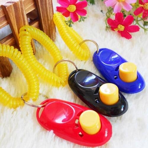 1pcs Dog Training Clicker Pet Sound Trainer Supplies Toys Slient Obedience Whistle Pet Supplies Random Color