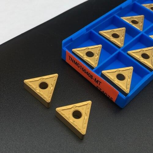 10PCS TNMG160408 MT FT4025 For lathe Machining Steel Parts External Turning Tool Carbide Insert CNC Hard Metal Turning Tool