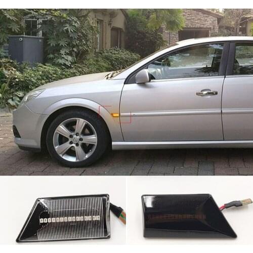 2Pcs 12V Flowing Turn Signal Light Dynamic LED Side Marker Side Repeater Light Blinker for OPEL Vectra C 01-08 for Signum 03-08