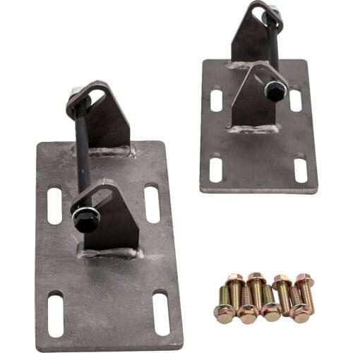 2x Engine Mount Adapter Plates Swap Kit for Chevrolet LS2 LS3 6.0 6.2 1973-1987