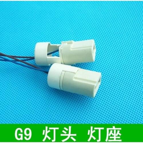 5pcs G9 MR16 GU10 G4 Crystal Bulb Lamp BASE Ceramic Socket Lamp holder,Length ,led beads,led light,shenzhen lamps,wholesale