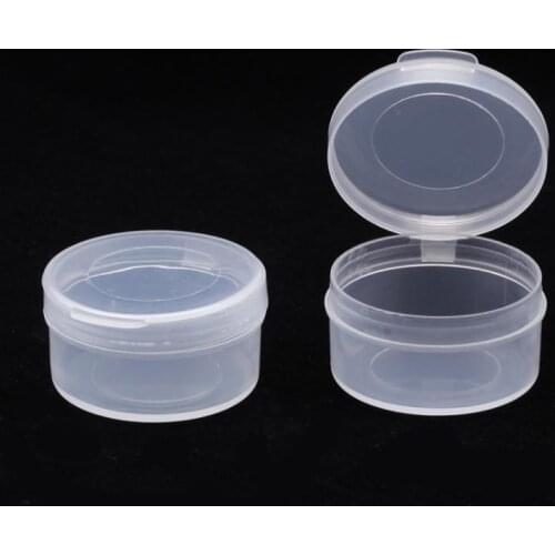 5g Plastic Clear Makeup Jar Mini Sample Bottle Sealing Up Pot Face Cream Container Portable Small Box SN1231