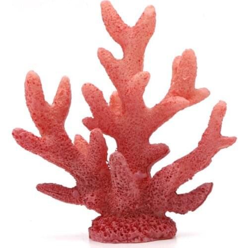 Aquarium Artificial Resin Coral Tree Underwater Ornament Landscape Decoration