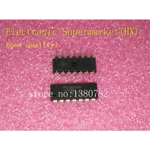 Free Shipping 10pcs/lots PIC16F630-I/P PIC16F630 DIP-14 New original IC In stock