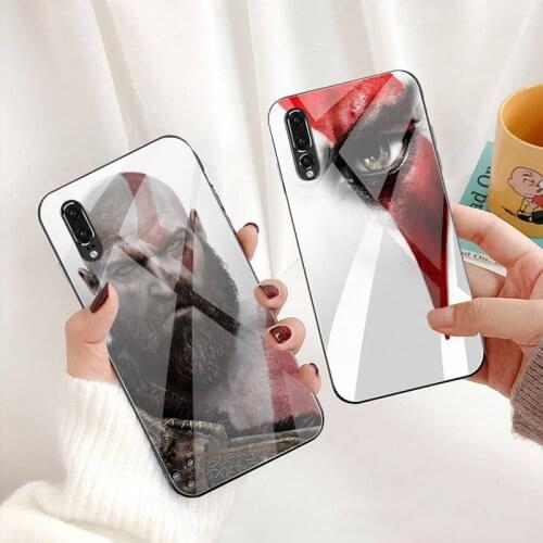God of War Kratos Phone Case Tempered Glass For Huawei P30 P20 P10 lite honor 7A 8X 9 10 mate 20 Pro