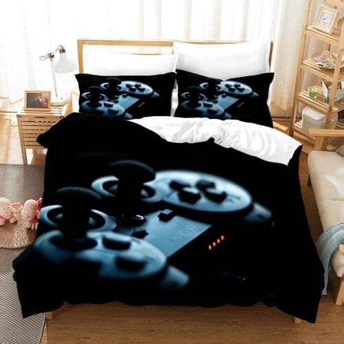 Kids Gamepad Bedding Set Boys Fashion Game 3D Print Comforter Luxury Queen King Single Duvet Cover Set Home Textile Decor Modern