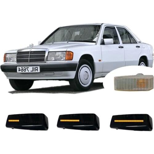 For Mercedes Benz 190 W201 82-93 E Class W124 S124 85-96 C Class W202 S202 1993-2001 Dynamic LED Indicator Side Marker Signal