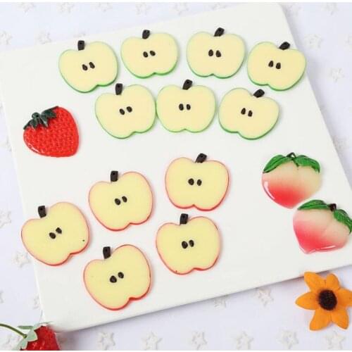 Artificial Fruits 10PCS/lot Mini Artificial Lemon Slices 5cm pvc Lemon Fake fruit Model for wedding Party Kitchen Decoration