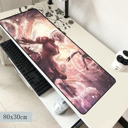 Nier mouse pad 800x300x2mm mats Boy Gift Computer mouse mat gaming accessories Personality mousepad keyboard games pc gamer