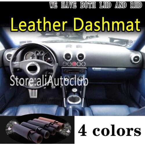 For Audi Tt Tts Mk1 1998 - 2006 Leather Dashmat Dashboard Cover Dash Mat Sunshade Carpet Custom Car Styling Auto Accessories