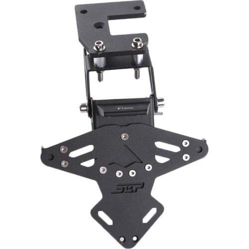 Bracket With LED Plate Light Front Plate Mounting Bracket For Kawasaki