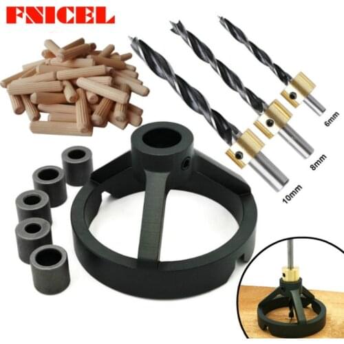Aluminium Alloy Joinery System Kit Vertical Hole Jig Drilling Guide Fast Positioning Puncher Locter Woodworking Drilling Tool