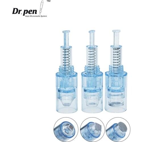 Nano face needles Dr. pen X5 Needles Cartridge for Drag Nano 10 PCS Round nano 3D 5D Cartridge Disposable Sterilized Package