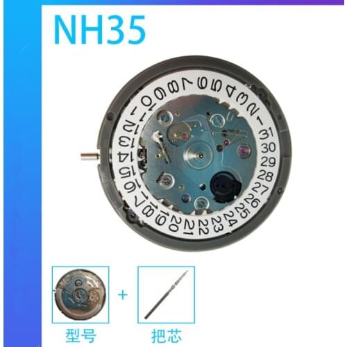 Original NH35 NH36A Automatic Watch Movement Day/Date @ 3/6
