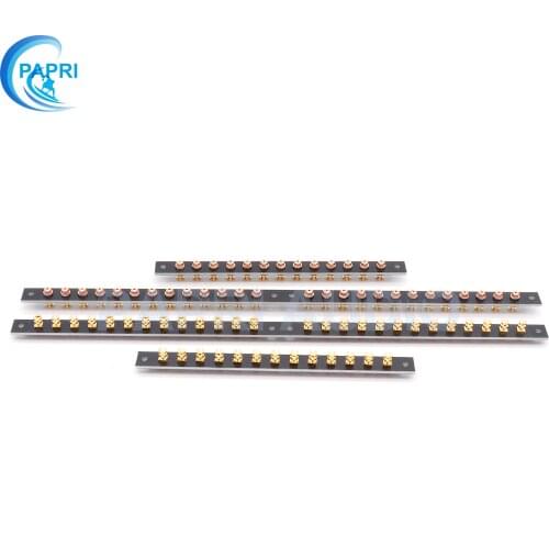PAPRI 10PCS 13Post 26Post FR4 Tag Strip Tag Board Turret Terminal Lug Board Gold Plated Brass For HIFI DIY Amplifier Audio
