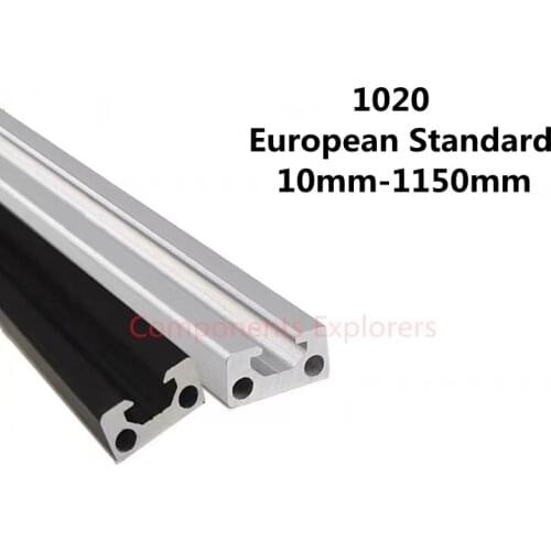 Arbitrary Cutting 1000mm 1020 Aluminum Extrusion Profile,Silvery Color