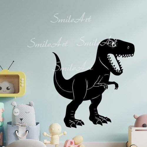 Romantic Dinasour Vinyl Decals Wall Stickers For Baby Kids Rooms Decor Wall Art MURAL Drop Shipping