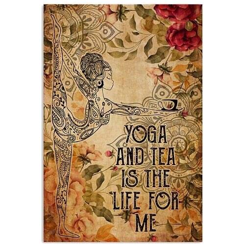 Póster de arte de la pared Retro de 12x8 pulgadas, decoración de arte de la pared para el hogar, is The Life for Me