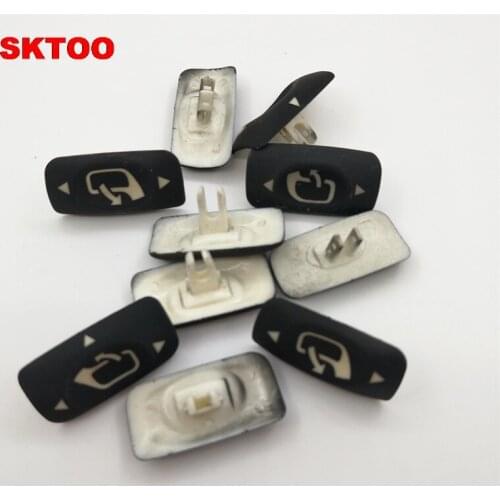 SKTOO 10pcs Fit for Peugeot 307/new Elysee Sega lifter rearview mirror mirror adjustment switch button(Electric folding)