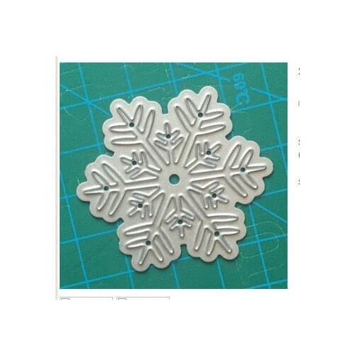 Snowfalke die DIY Christmas card making scrapbooking cutting/embossing 44mm dia