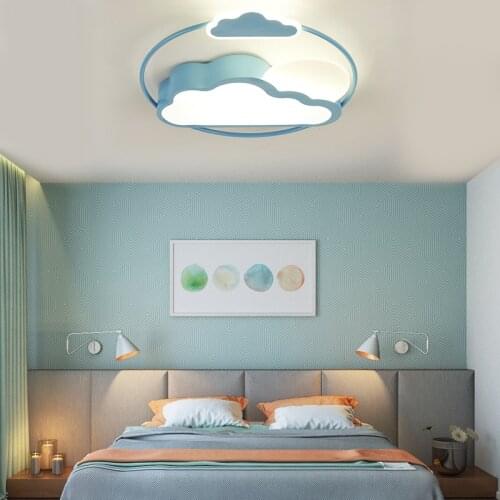 Modern cloud led ceiling lights for kids room luminaria plafon led techo acrylic lamparas de teco Children Cartoon ceiling lamp