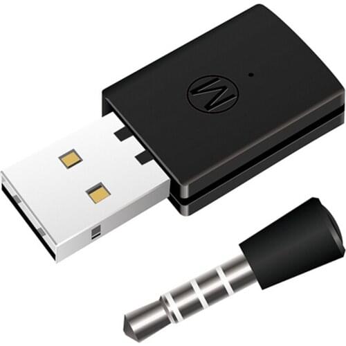 USB Dongle for PS4 BT Receiver Wireless Headphone/Microphone Adapter with Mic BT 4.0 Dongle USB Adapter