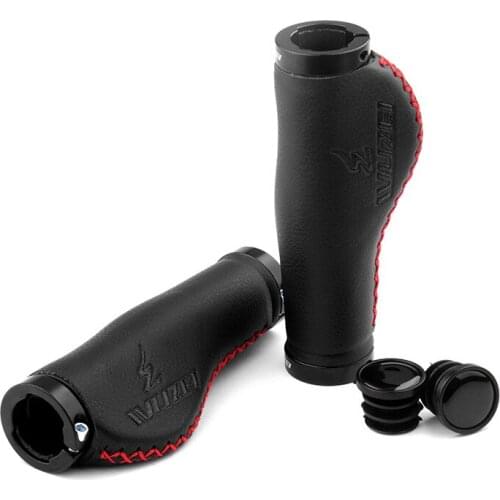 Bicycle Grips Cycling Accessories Microfiber Leather Ergonomic Bicycle Grips Mountain Bike Meat Ball Grips