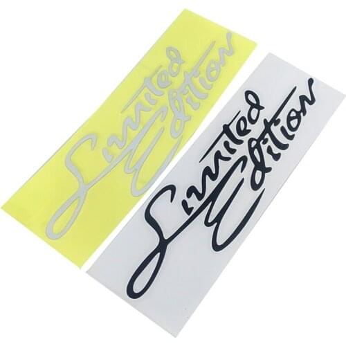 Funny Limited Edition Sticker Auto Car Sticker Badge Decal Motorcycle Stickers for Suzuki Honda Kawasaki Car Styling