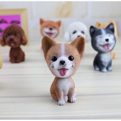 Funny Cute Shaking Head Car Ornaments Cartoon Car Dashboard Decoration Car Dashboard Toys Auto Interior Decor Voiture Accessoire