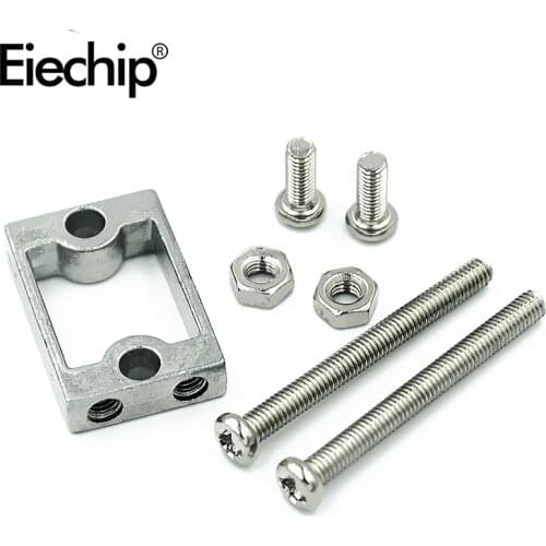 1pcs TT motor aluminum alloy bracket 22MMx12MMx5MM motor rack, smart car chassis wheel screw fasteners