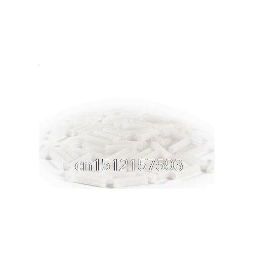 100 Pieces White Cylindrical Nylon 66 LED PCB Board Spacer Support 5mm x 20mm