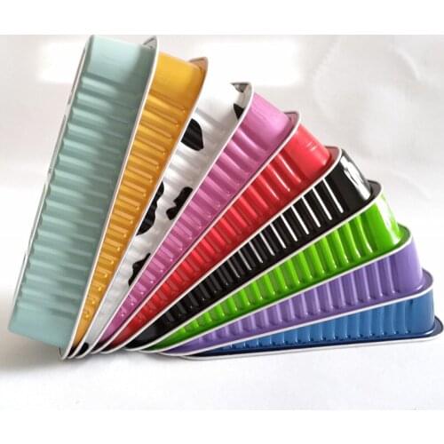 50pcs High quality 200ml baking mold square BBQ tool cooking food box tin foil baking pudding jelly cake cups with clear covers